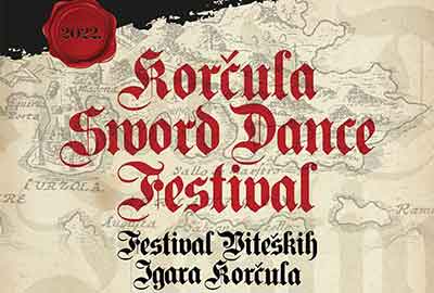 Korčula island sword dance groups parade-Korčula Tourist Board