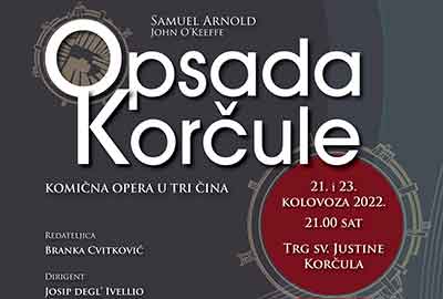 Opsada Korčule Opera-Turist Board Korčula