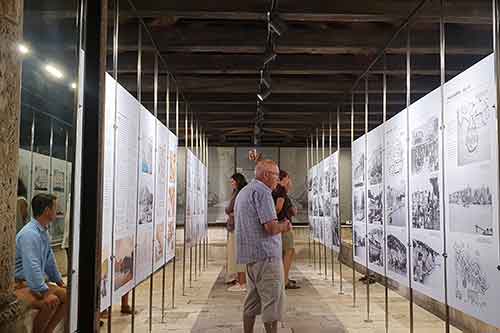 The exhibition 'KORČULA WOODEN SHIPBUILDING' by Dušan Kalogjera