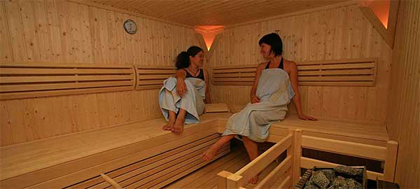 Sauna im Hotec Marko Polo